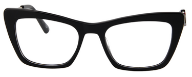 Afro Motif Women Eyeglasses: Folasade - Black - SpecSMART Eye Clinic (Front View)